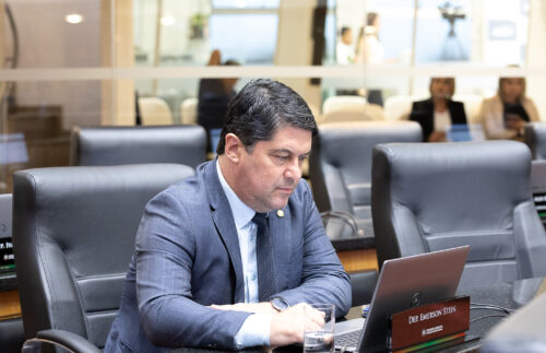 - Deputado Emerson Stein (MDB)
   Ana Quinto/Agência AL