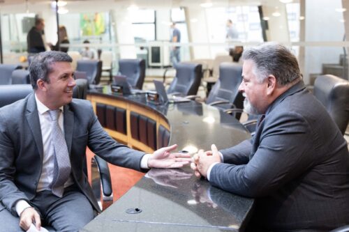 - Deputado Camilo Martins (Podemos) 	 - Deputado Sergio Motta (Republicanos)Ana Quinto / Agência AL