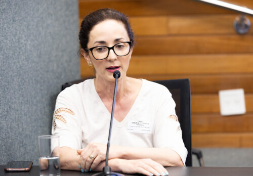 Gisele de Souza Mori, gestora de recursos hídricos da Secretaria de Meio Ambiente e Economia Verde