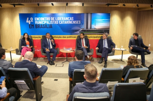 Em Brasília, Marquito participa de encontrode lideranças municipalistas catarinenses
