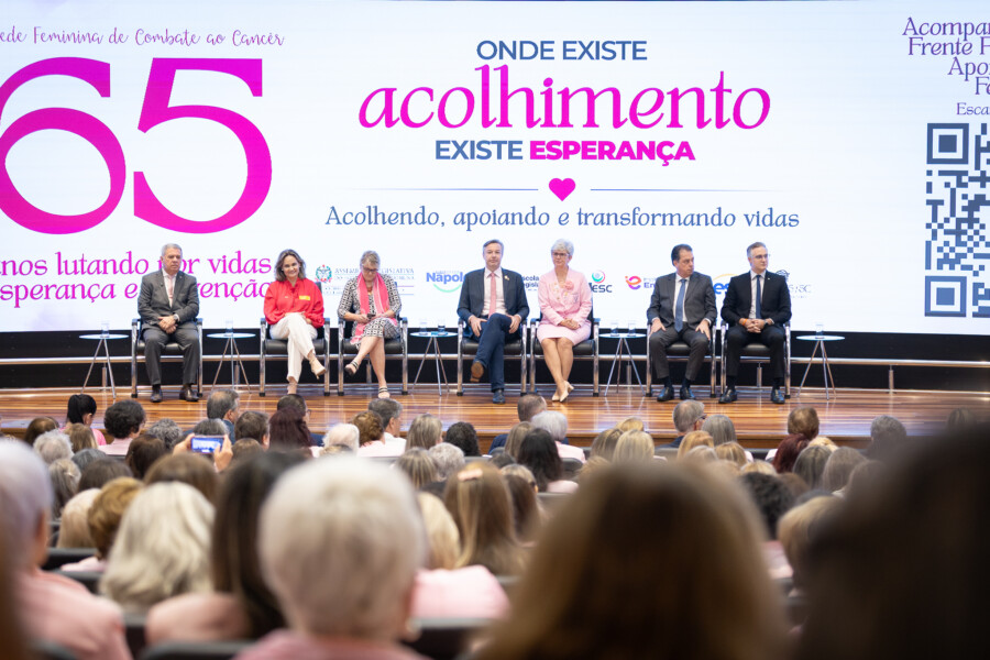 Alesc celebra 65 anos da Rede Feminina de Combate ao Câncer e reforça importância da prevenção em SC
