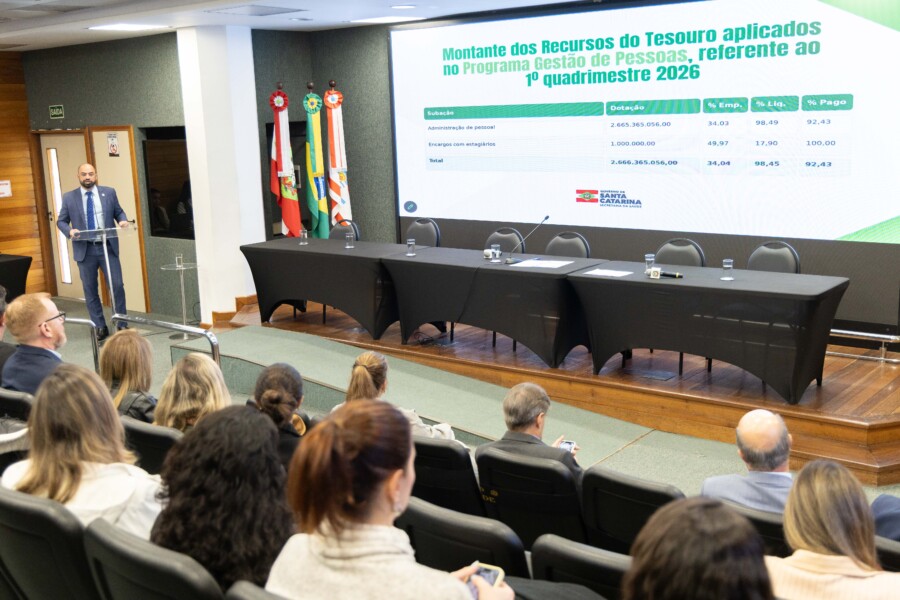 Apresentação do relatório de gestão da SES.