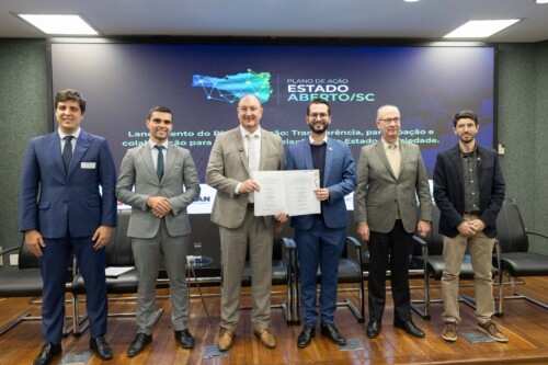 Lançamento do Projeto Estado Aberto de Santa Catarina
