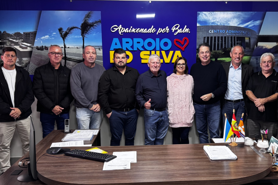 Minotto trata de investimento em Balneário Arroio do Silva em visita ao prefeito Jorge Freitas