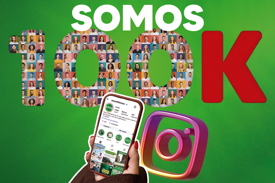 Instagram da Alesc alcança 100 mil seguidores e se consolida entre os maiores perfis legislativos do país