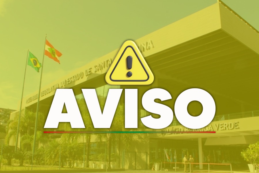 Recesso parlamentar da Alesc segue até 31 de julho; atividades legislativas retornam em agosto