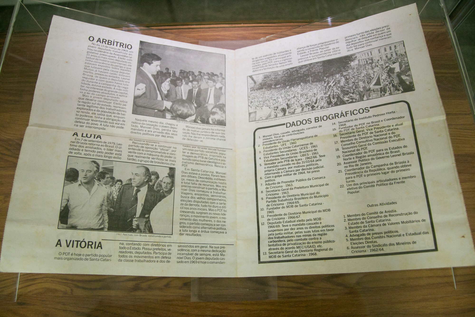 Acervo da exposição dedicada à trajetória de Manoel Dias