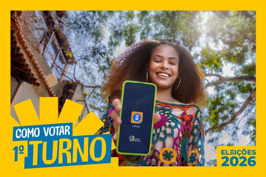 Campanha informativa sobre votação no primeiro turno das eleições de 2026 – TSE