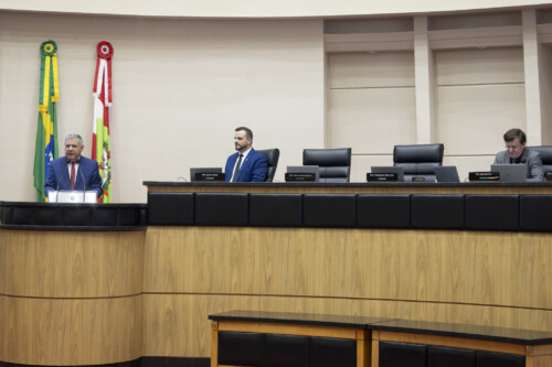 Deputado Mário Motta discursa na tribuna.
