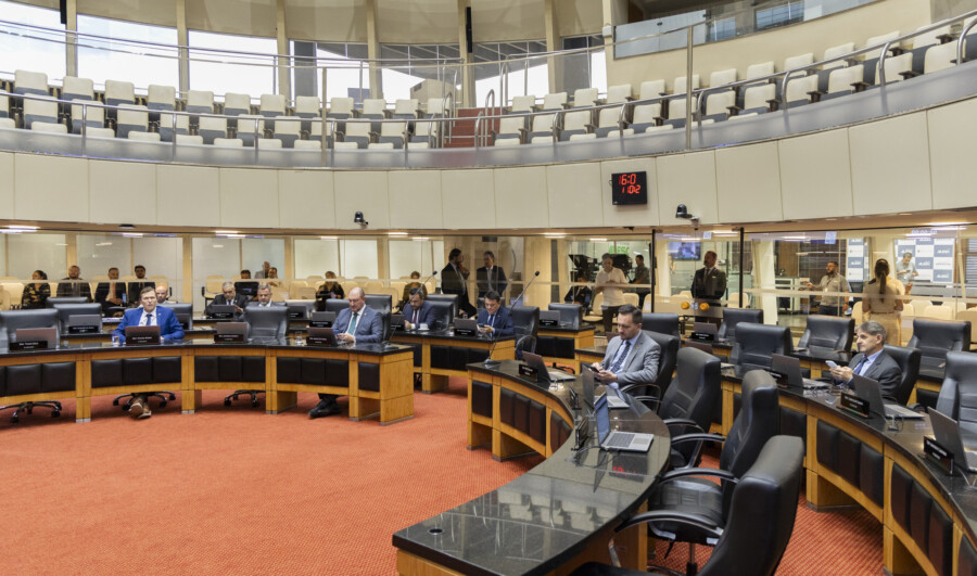 Plenário da Alesc, durante a sessão ordinária desta quarta-feira (28)